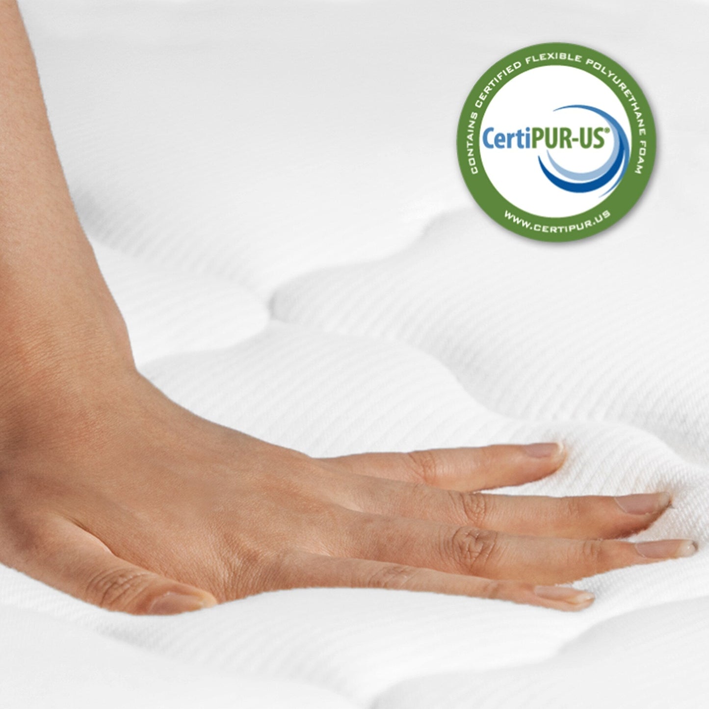 10 Hybrid Memory Foam Mattress - Medium Firm Support with Reinforced Coils for Pressure Relief, CertiPUR-US Certified