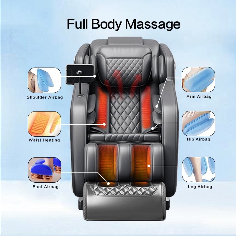 Zero Gravity Massage Recliner Chair with Full Body Massage, Heating, and Built-in Bluetooth Audio